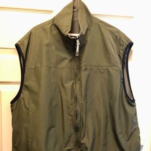 Timberland olive green reversible vest